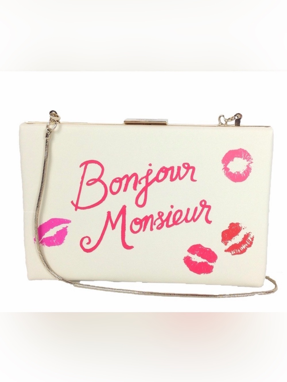 Bonjour Monsieur novelty Kate Spade Clutch